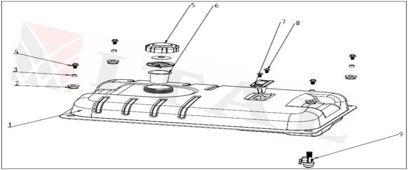 ITL-DEPO KAPAĞI BENZİN ORAC 3800 JENERATÖR