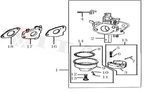 ITL-KARBÜRATÖR ADAPTÖR CONTASI LC G340/G390F
