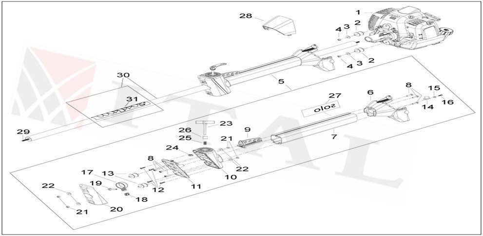 ITL-ŞAFT BORUSU SOLO 154 30MM