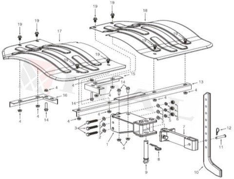 ITL-ÇAPA MAFSAL BAĞLANTI DEMİRİ HYUNDAI HYC105/135