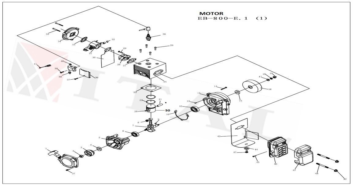 ITL-SİLİNDİR CONTASI HYUNDAI EB-800 ÜFLEME
