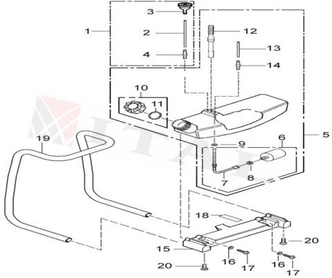 ITL-BENZİN HORTUMU SOLO 643/646/652/451/154/DOL.6400
