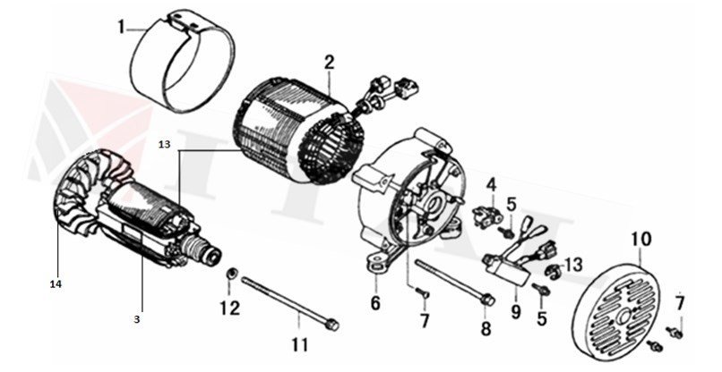 ITL-ALTERNATÖR LC3000DC KOMPLE