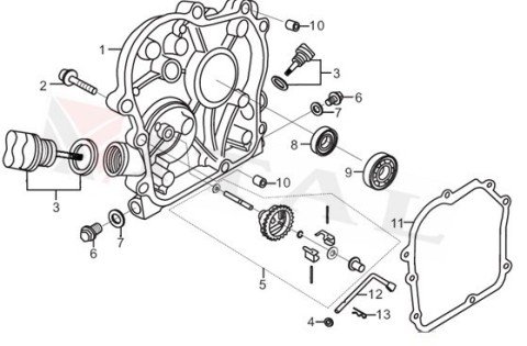 ITL-MOTOR TABANI LC152F/LC25Z/LC40Z