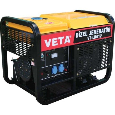 VETA VT-LDG12 JENERATÖR 11 kVA DİZEL MARŞLI / DİZEL JENERATÖR / MONOFAZE / VT-LDG12