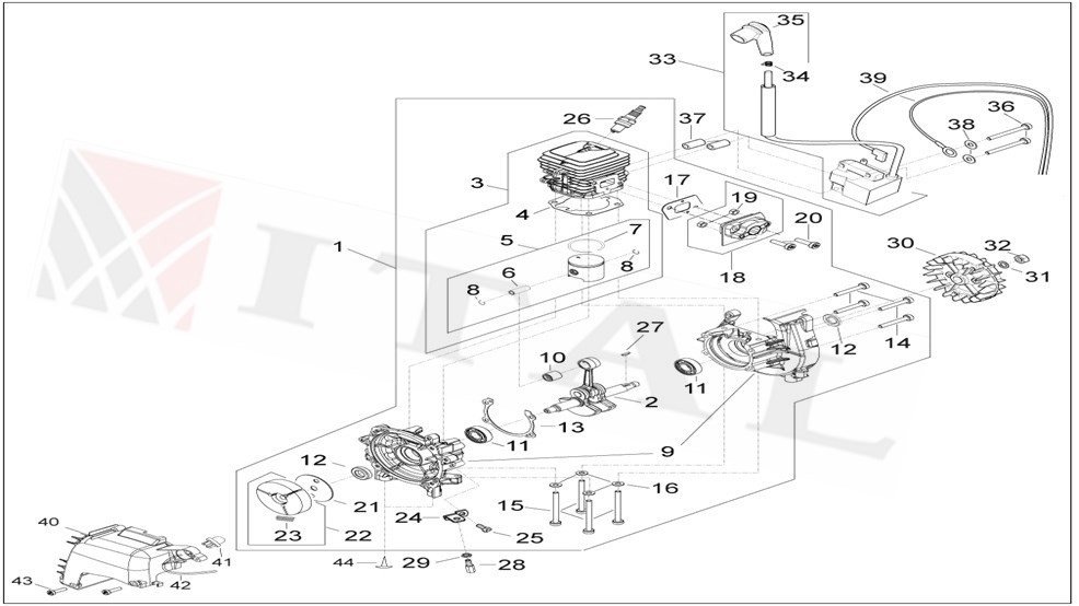 ITL-SİLİNDİR+PİSTONSOLO 162 TAKIM 37MM