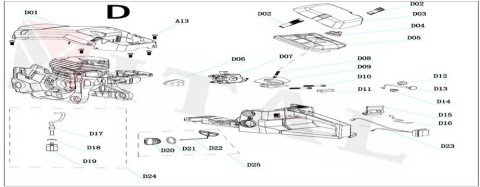 ITL-HAVA FİLTRE KAPAK MANDALI HMT550/650 ESKİ TİP