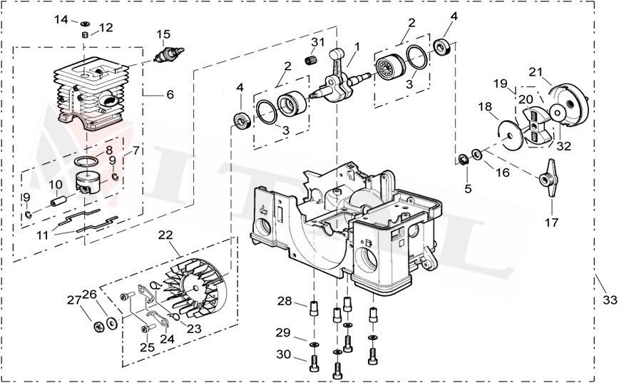 ITL-VOLANT SOLO 636/643 KOMPLE