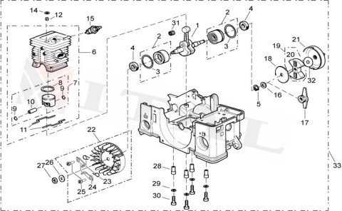 ITL-VOLANT SOLO 636/643 KOMPLE