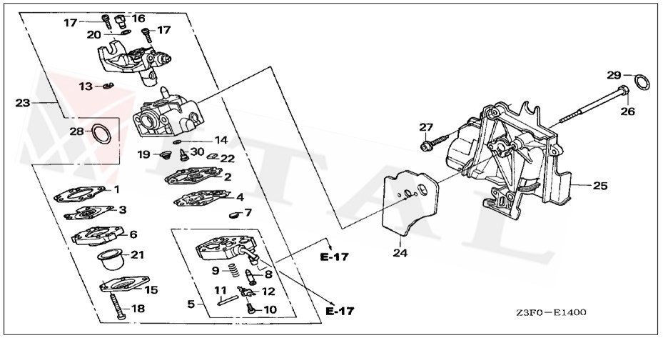 ITL-KARBÜRATÖR BENZİN POMPA LASTİĞİ HON. GX35 ORJİNAL