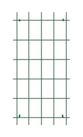 Gardener 74075 Sarmaşık Bitkilere Özel Metal Tırmanma Kafesi  - Yeşil 150cm X 75cm