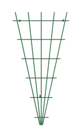 Gardener 74175 Sarmaşık Bitkilere Özel Metal Tırmanma Kafesi Üçgen - Yeşil 150cm X 75cm
