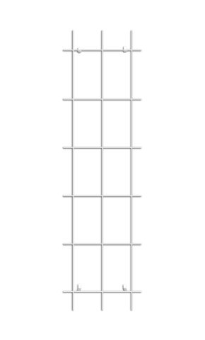 Gardener 73045 Sarmaşık Bitkilere Özel Metal Tırmanma Kafesi  - Beyaz 150cm X 45cm