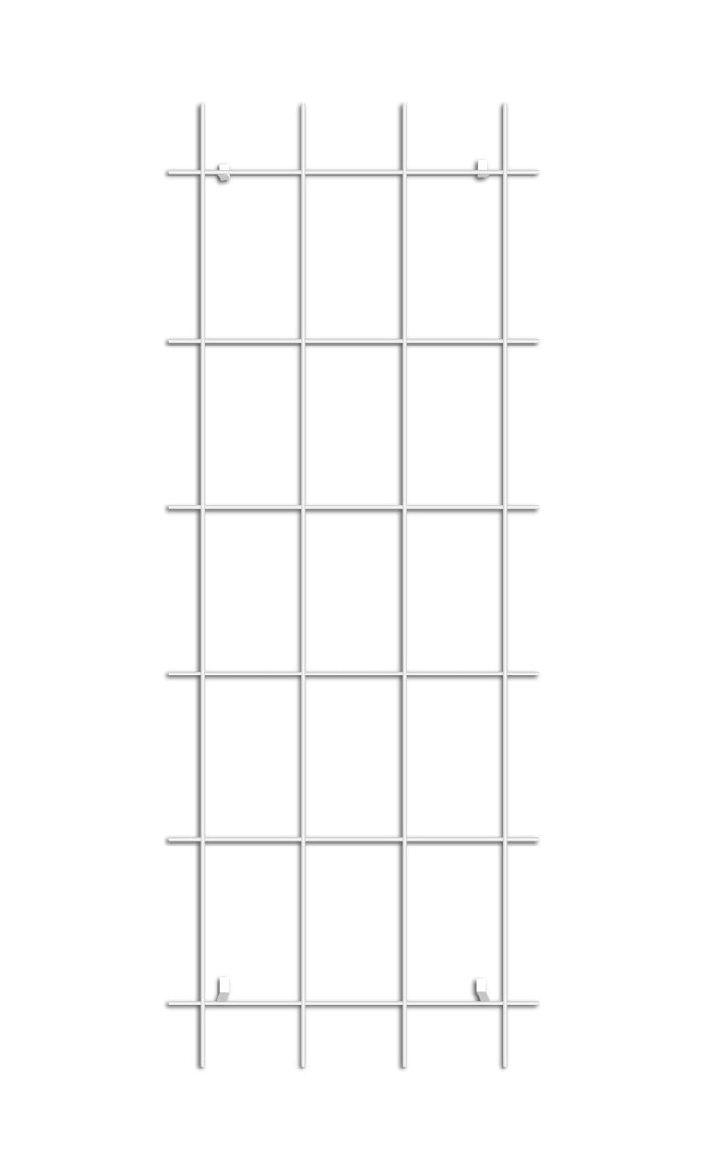 Gardener 73060 Sarmaşık Bitkilere Özel Metal Tırmanma Kafesi  - Beyaz 150cm X 60cm