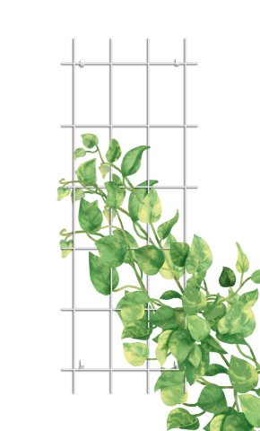 Gardener 73060 Sarmaşık Bitkilere Özel Metal Tırmanma Kafesi  - Beyaz 150cm X 60cm