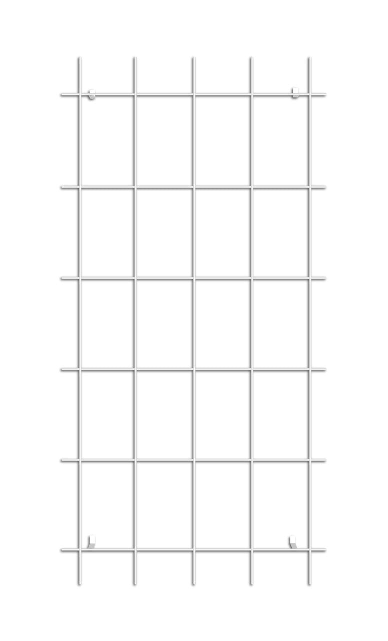 Gardener 73075 Sarmaşık Bitkilere Özel Metal Tırmanma Kafesi  - Beyaz 150cm X 75cm