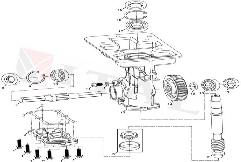 ITL-YAĞ KEÇESİ 25x52x7 LC400