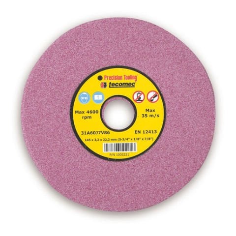 TECOMEC ZİNCİR BİLEME DİSKİ 145x22x4.7mm 3/8-404 / ORMAN AKSESUARI ZİNCİR BİLEME MAKİNESİ / BİLEME TAŞI / 01005004