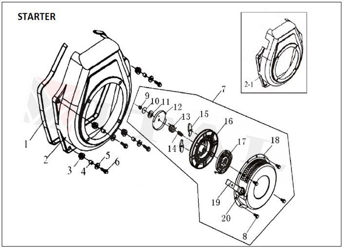 ITL-STARTER TIRNAK AÇICI YAY DİZEL 170