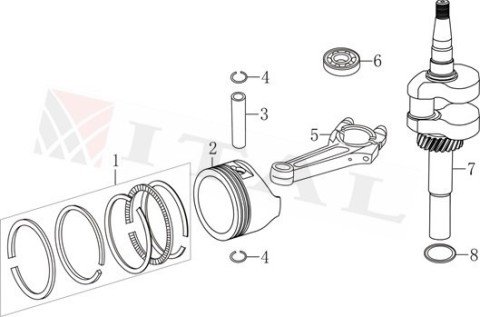 ITL-SEKMAN TAKIMI LC1P61FA 4 HP ÇİM BİÇME 61MM