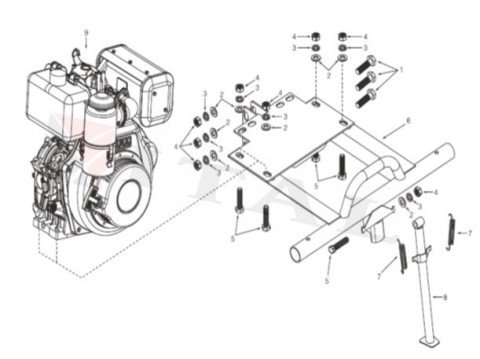 ITL-ÖN DESTEK DEMİRİ YAYI HYUNDAI DİZEL ÇAPA