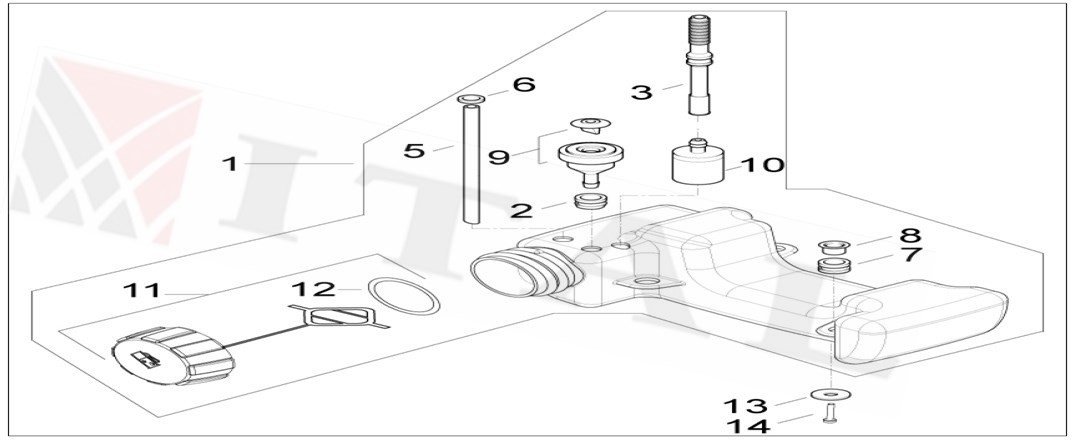 ITL-BENZİN DEPO KAPAK CONTASI SOLO 154/162