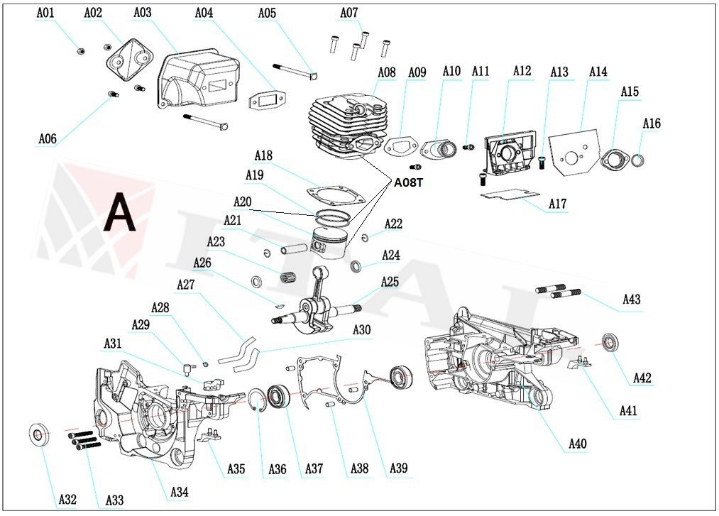 ITL-EGZOZ DESTEK SACI HYUNDAI 550