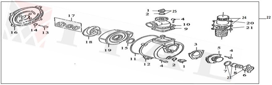 ITL-SU ÇARKI LC100ZB/DHY100 4'' VİDALI