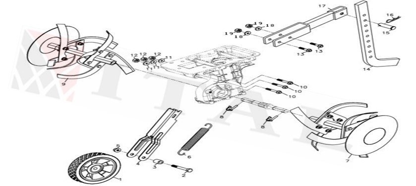 ITL-ÇAPA BIÇAĞI LC400 SOL KOMPLE