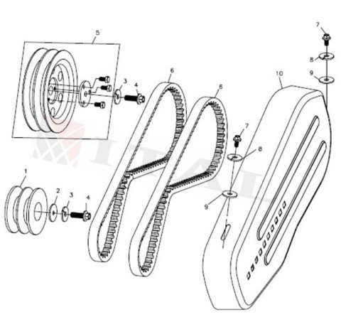 ITL-ÇAPA KAYIŞ MUHAFAZA SACI LC750