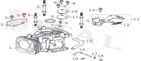 ITL-VOLANT FRENİ 1P61/65/70FA