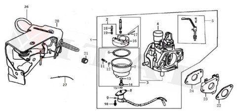 ITL-KARBÜRATÖR TAKOZU LC8000DDC-Z OTOMATİK