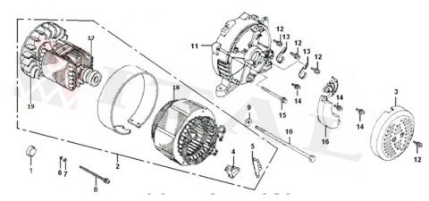 ITL-ROTOR LC6500DC MONOFAZE