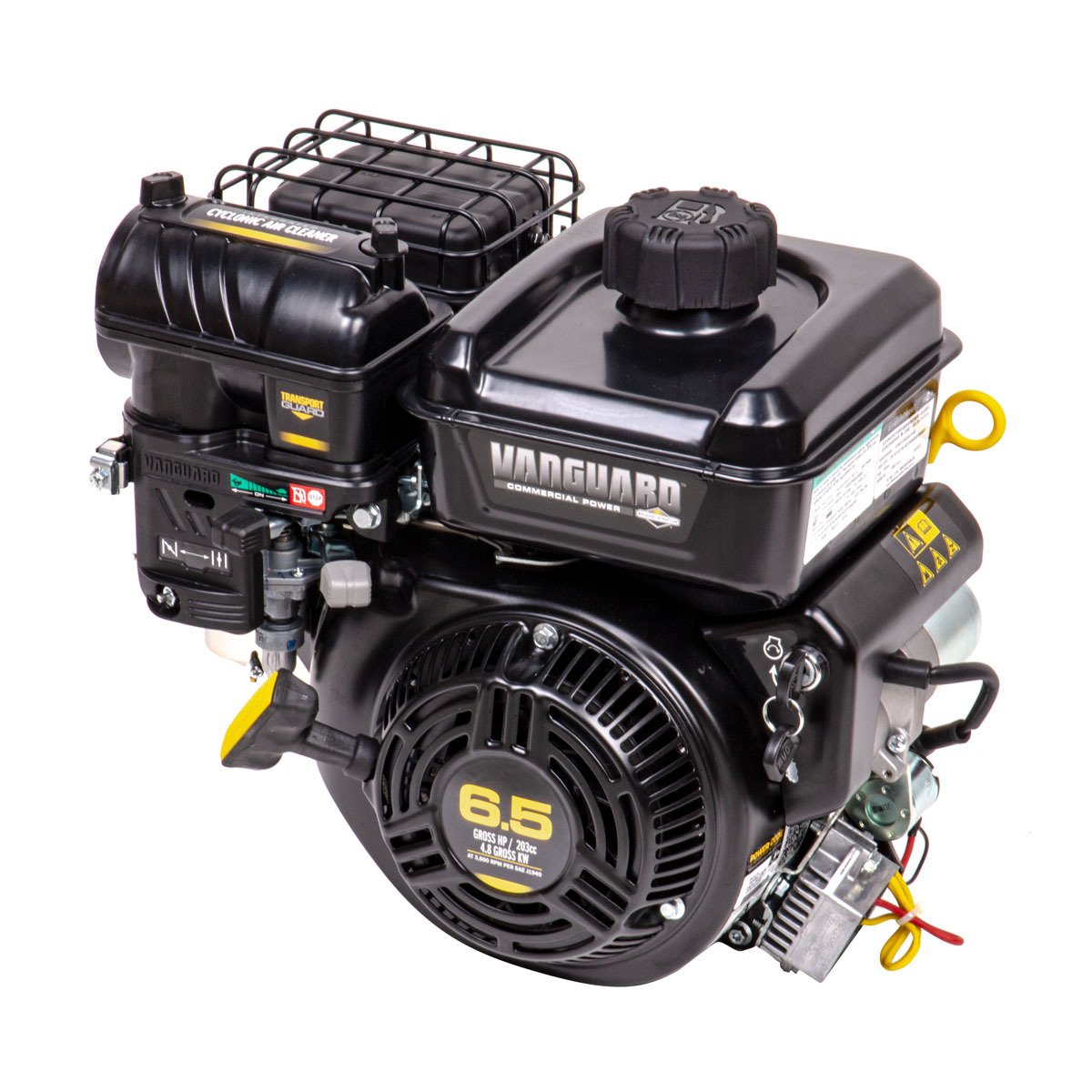 BRIGGS & STRATTON BENZİNLİ MOTOR VANGUARD 6,5HP 203CC MARŞ / BENZİNLİ MOTOR / 4 ZAMANLI / 12V3370010F1DV7001