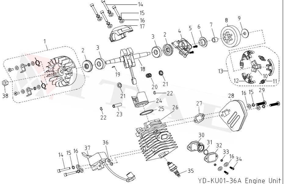 ITL-ZİNCİR DİŞLİSİ HMT3616