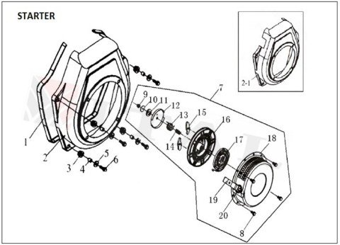 ITL-STARTER DAVLUMBAZI DİZEL 186F