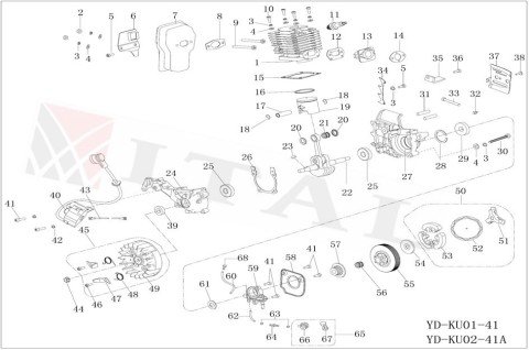 ITL-PİSTON BİLYA PULU HYUNDAI TESTERE 4116