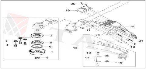 ITL-SİPERLİK BAĞLANTI KAPAĞI ÜST SOLO 154