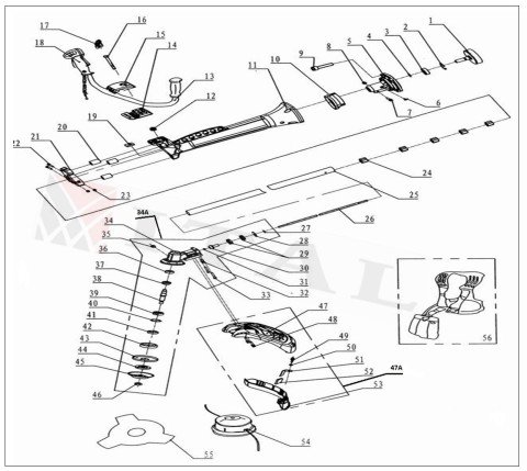 ITL-TUTMA KOLU ORAC CG555 YAN TIRPAN SAĞ