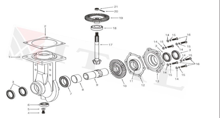 ITL-MAHRUTİ DİŞLİ MİLİ HYUNDAI DİZEL ÇAPA HC105/135
