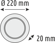 18W Yuvarlak Sensörlü Panel Led Armatür