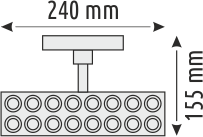 30+30 W MAGNET RAY ARMATÜRLER (2 RENK FONKSİYONLU)