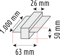 1 Mt. MAGNET ARMATÜR RAYLARI