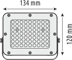 50W Solar Led Projektör