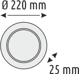 36W UFO LED AMPUL