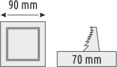 5 W KARE SPOT (PC KASA)