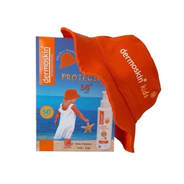 Dermoskin Güneş Koruyucu Sun Protection Kids SPF50+ Spray 100 ml - Şapka Hediyeli