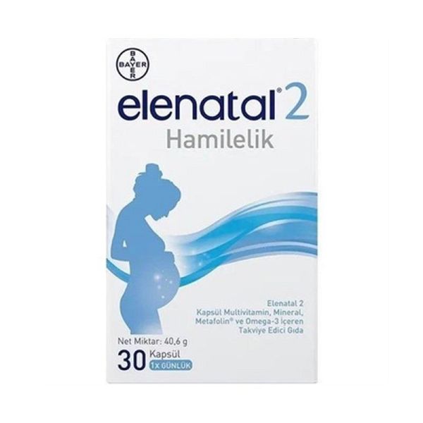 Elenatal 2 Takviye Edici Gıda 30 Tablet