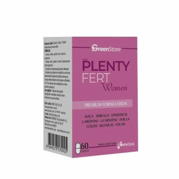 Green Store Plenty Fert Women Premium Formulation Takviye Edici Gıda 60 Tablet