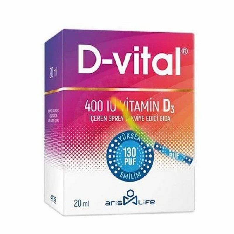 D Vital D3 Vitamin D3 400IU Sprey
